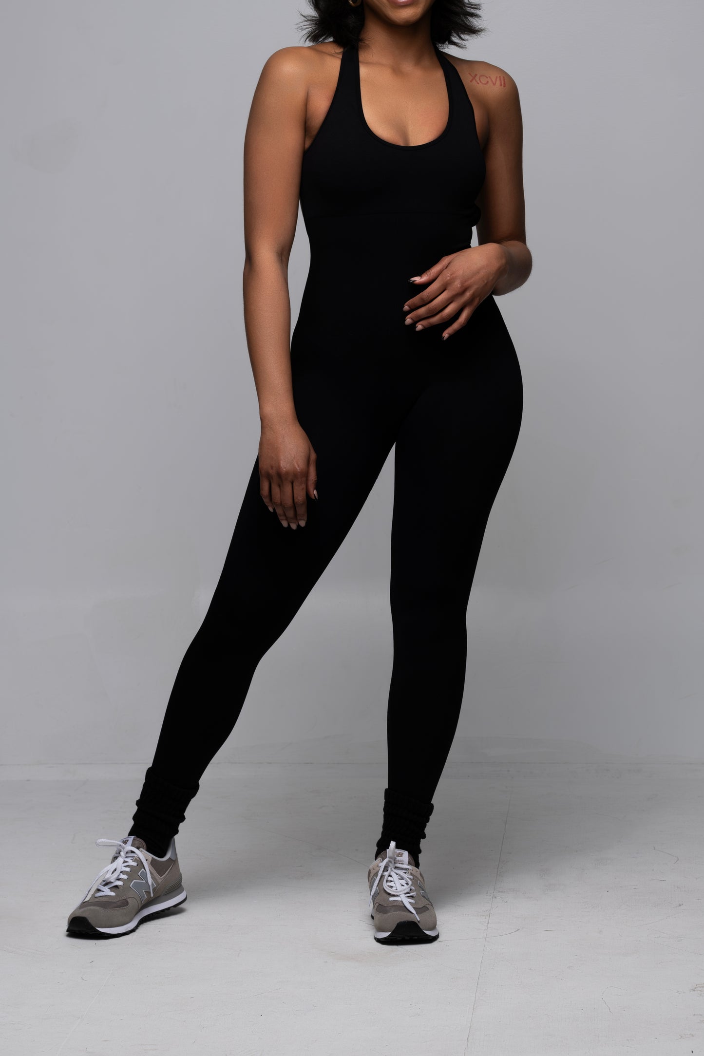 Black Sculpt Jumpsuit